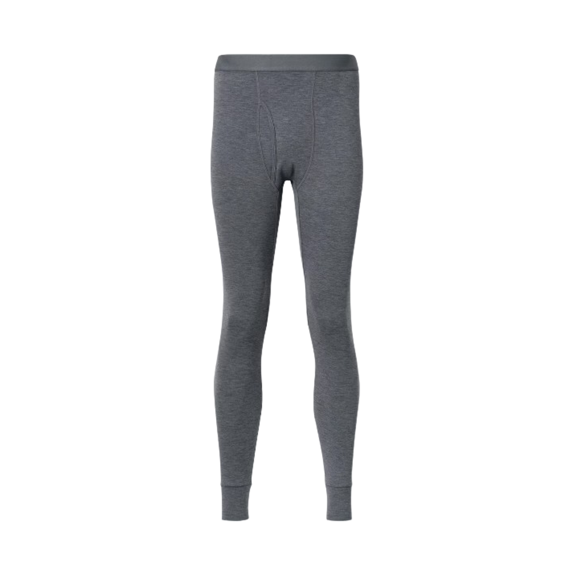 479467-08 Uniqlo Heattech Extra Warm Cotton Front Open Tights Dark Gray - JP
