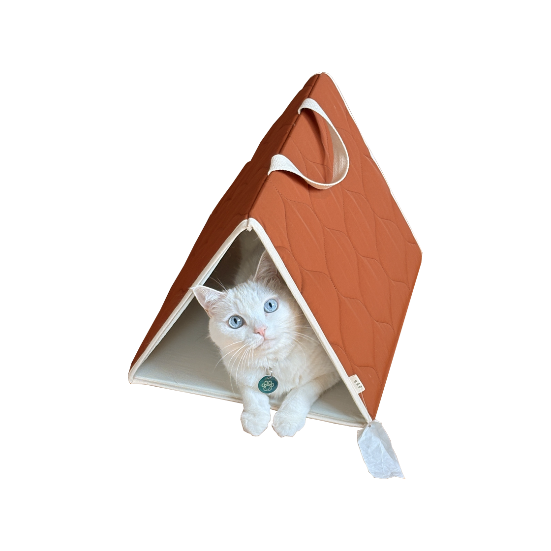 [KREAM 단독] 집에가야돼 고양이 누빔 삼각터널 브릭