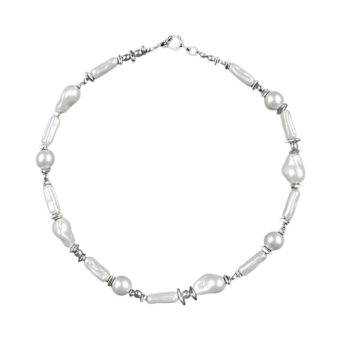 루바티 사이렌 진주 헤머타이트 네크리스(Rubati Siren Pearl Hematite Necklace)