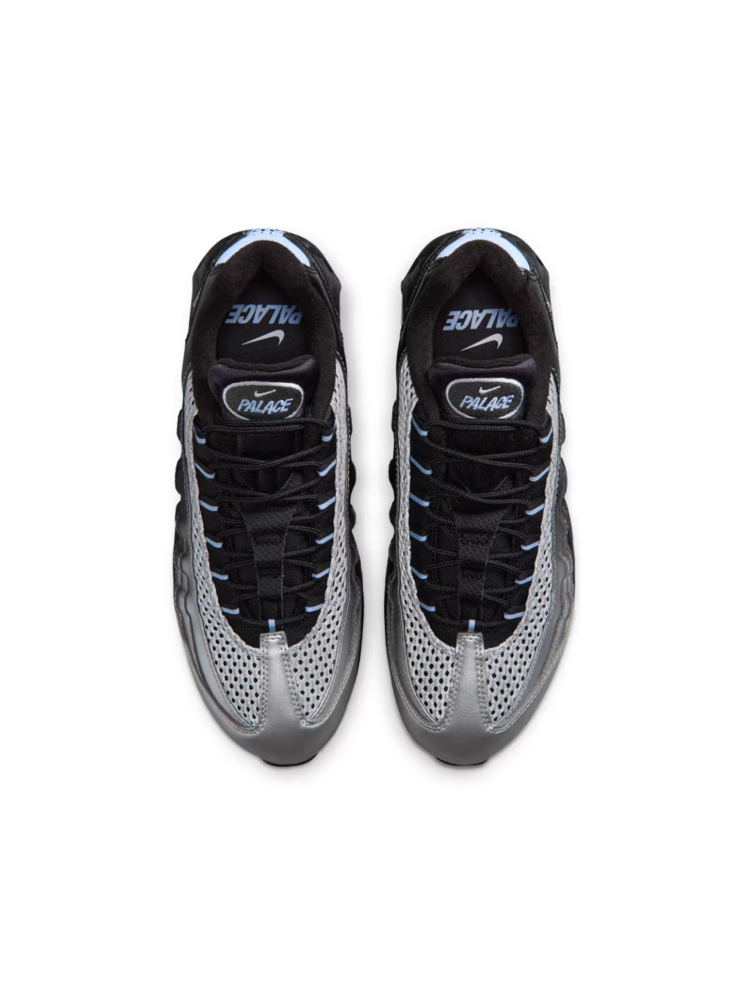 Nike x Palace Air Max 95 Metallic Silver Aluminum 착용 스타일 - 3