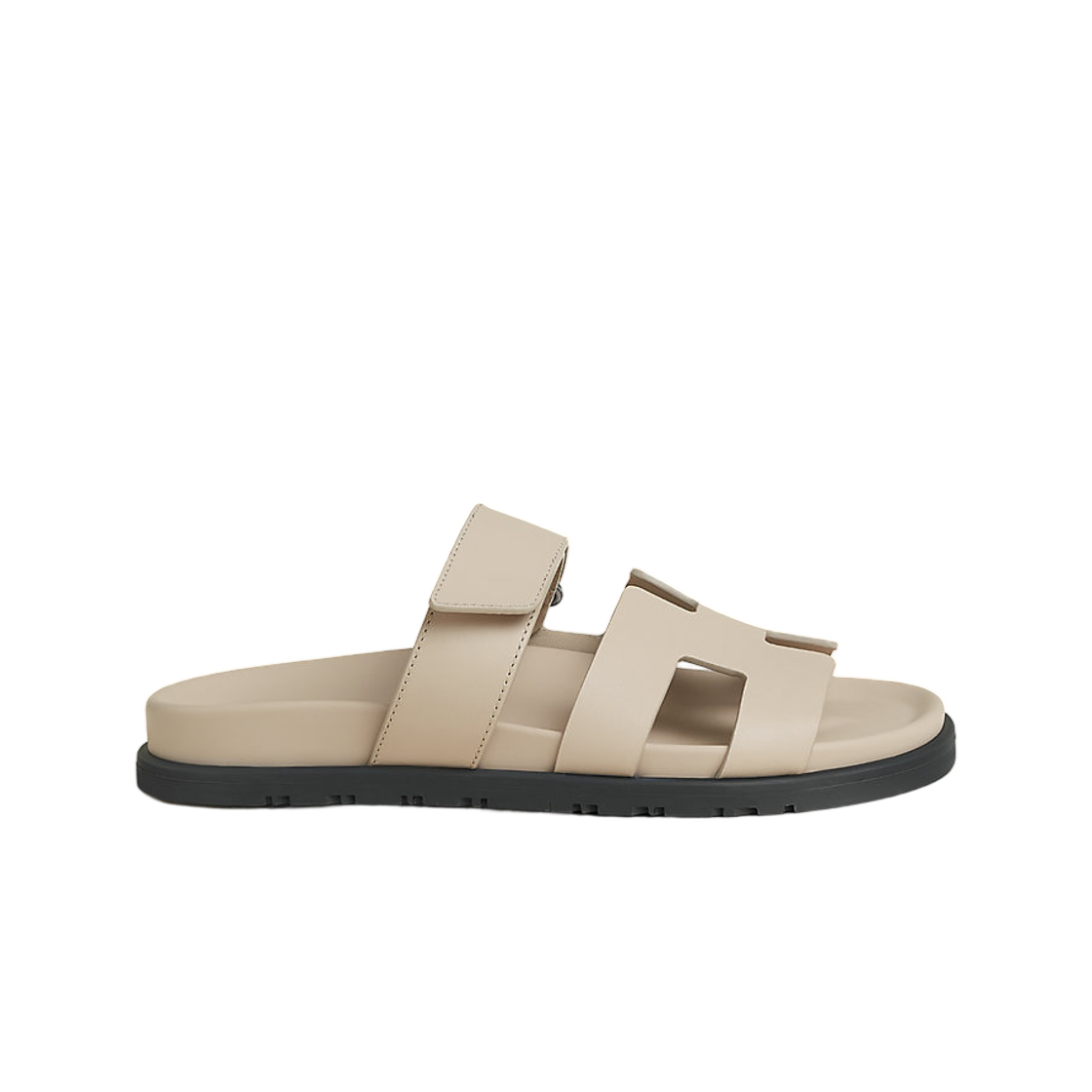 H222299Z32 (W) Hermes Chypre Sandal Calfskin & Beige Nomade