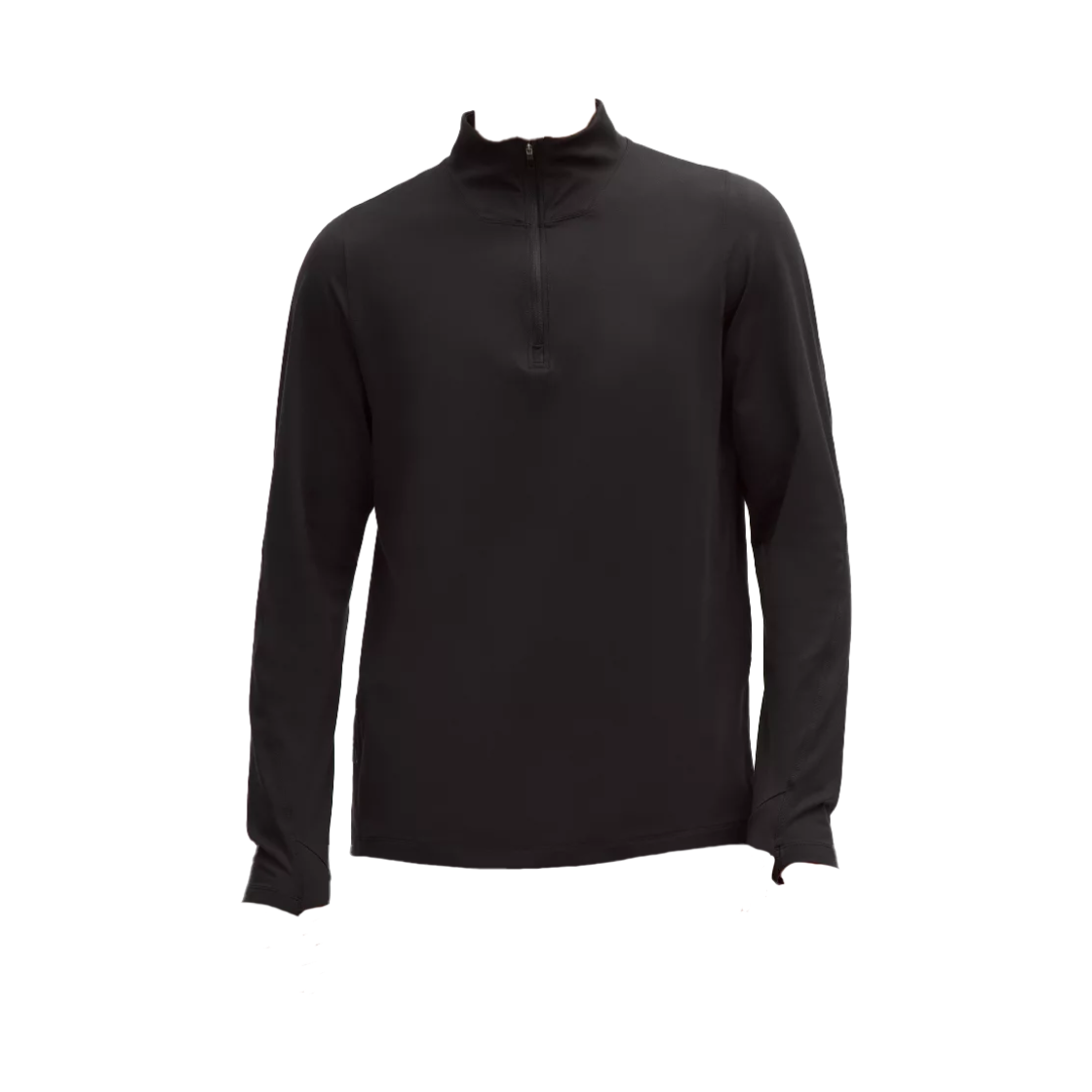 룰루레몬 룰루 플리스 하프집 롱슬리브 셔츠 블랙(Lululemon Rulu Fleece Half-Zip Long-Sleeve Shirt Black) - 1
