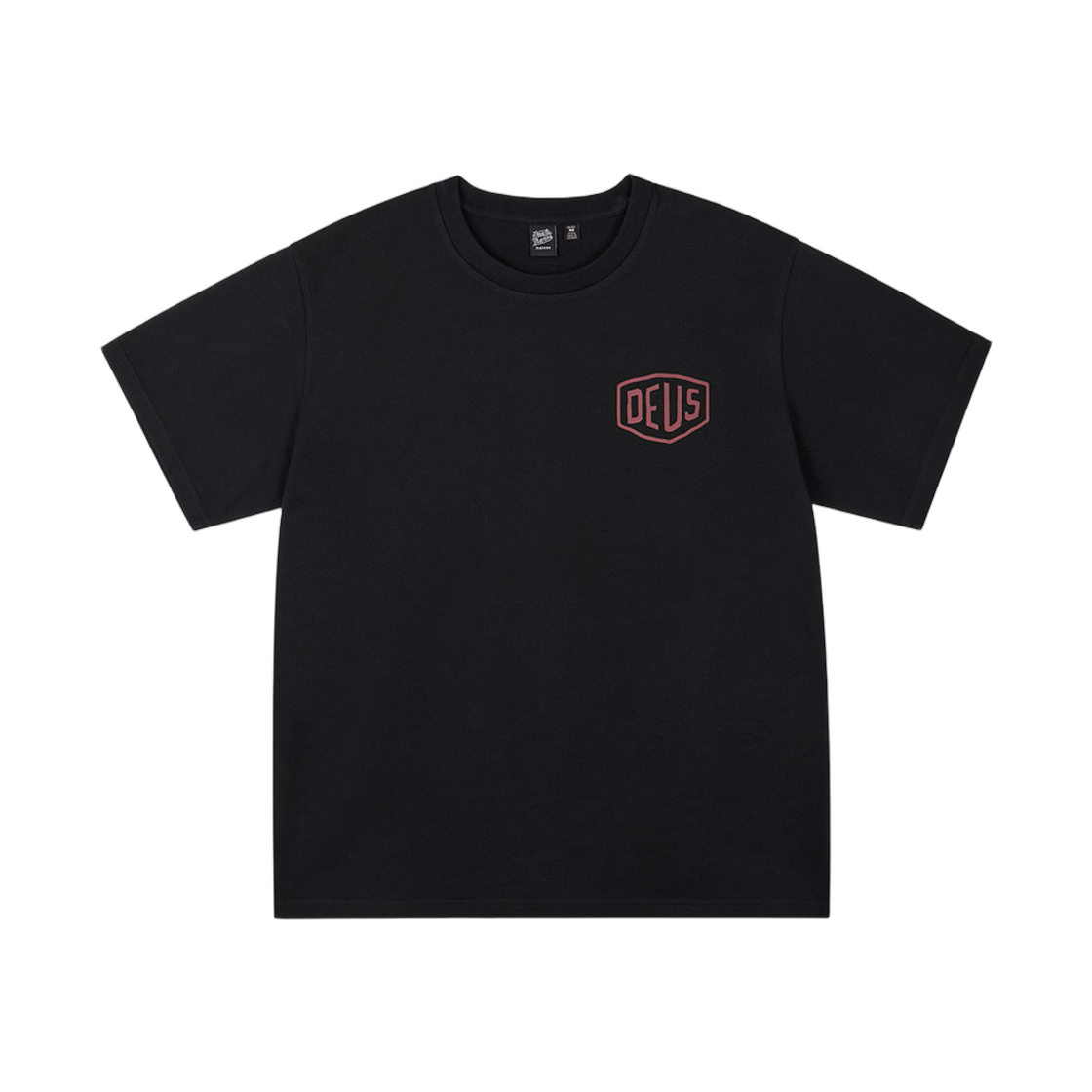데우스 엑스 마키나 보르도 컬리지 어드레스 티셔츠 블랙(Deus Ex Machina Bordeaux College Address T-Shirt Black) - 2