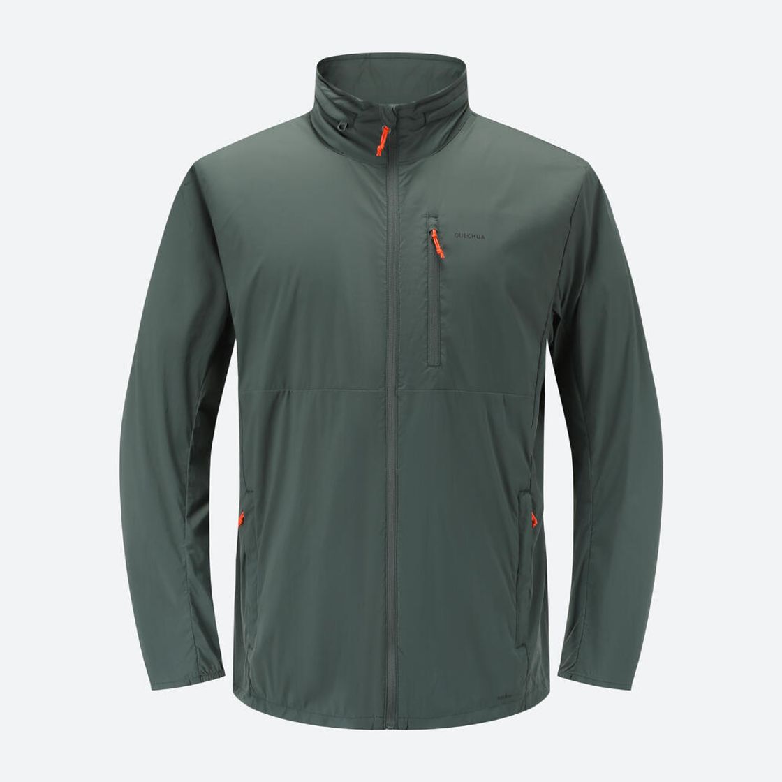 데카트론 남성 등산 바람막이 재킷 헬륨 500 스모크 그린(DECATHLON Men's Hiking Windbreaker Jacket Helium 500 Smoke Green) - 2