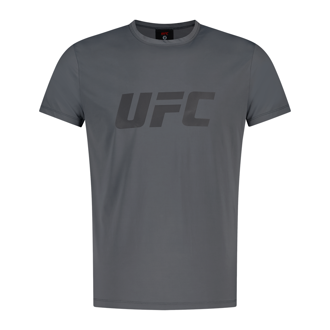 U4SSV2106UG UFC SPORT Tension Big Logo Muscle Fit Short Sleeve Ultimate Grey