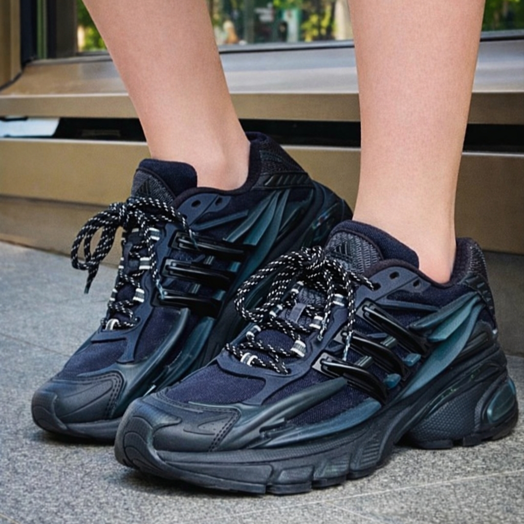 Adidas x Pharrell Williams Virginia Adistar Jellyfish Triple Black 착용 스타일 - 2