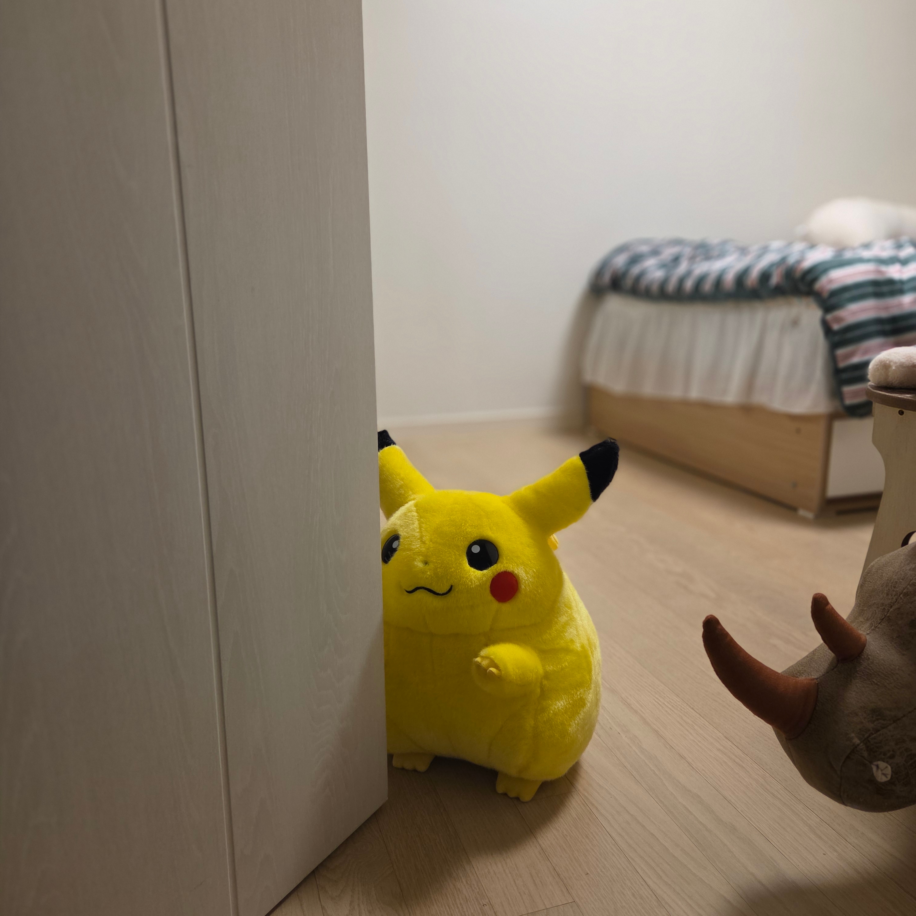 Pokemon Monster Collection 30th Anniversary Pikachu Okaeri! Plush 착용 스타일 - 2