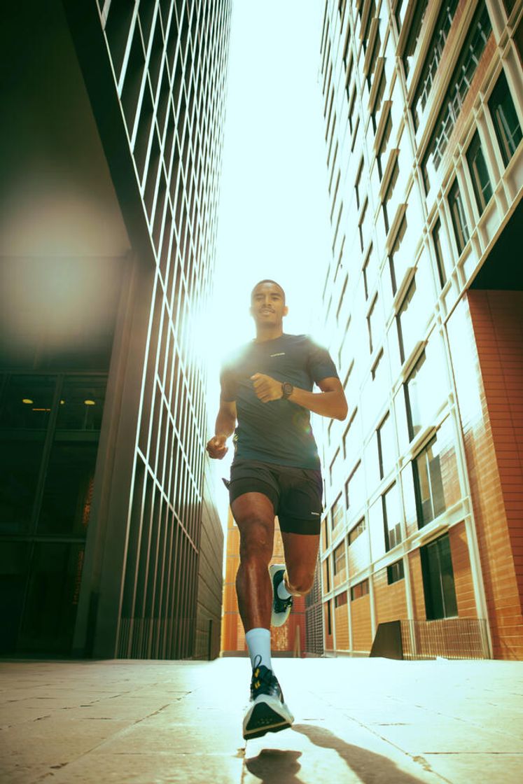 데카트론 남성 러닝 경량 반팔 티 런 라이트 900 틸 블루(DECATHLON Men's Running Lightweight Short-Sleeved T-Shirt Run Light 900 Teal Blue) - 9