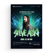 Paradise CHROMA KEY 1 - Steve Aoki (2nd advance reservation)