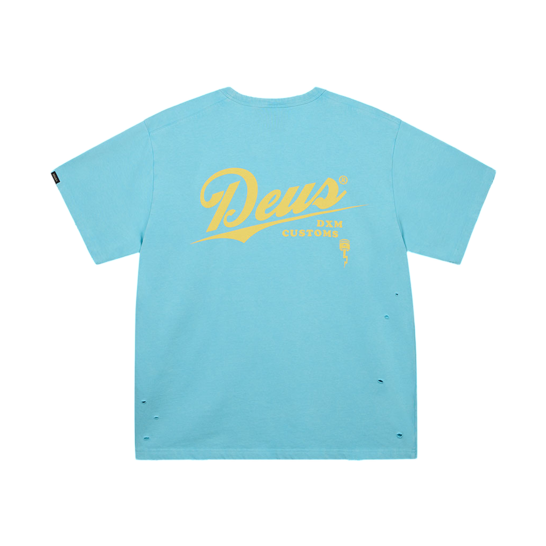 데우스 엑스 마키나 데미지드 다이드 티셔츠 그린(Deus Ex Machina Damaged Dyed T-Shirt Green) - 2