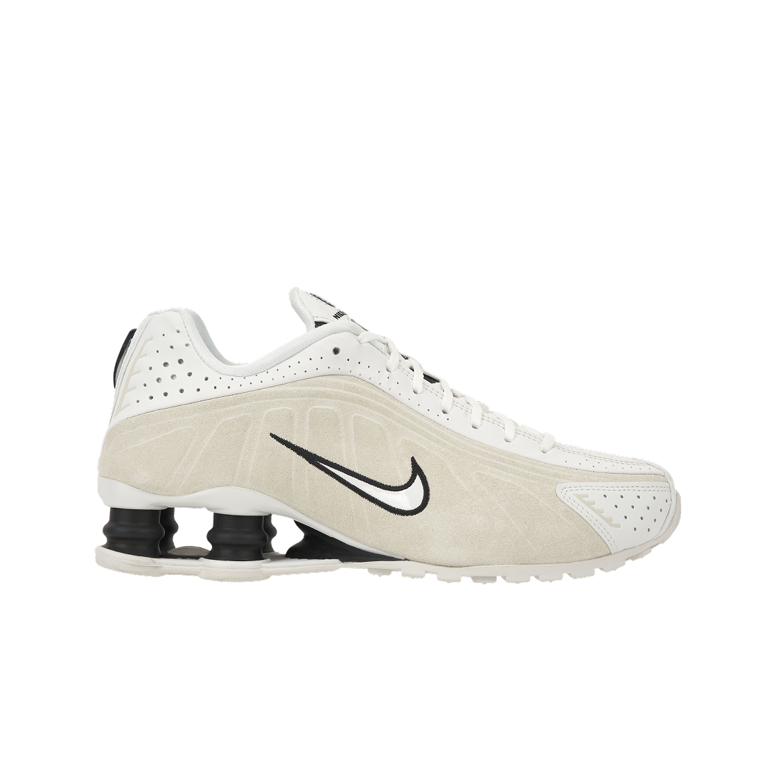 (W) 나이키 샥스 R4 서밋 화이트 라이트 오어우드 브라운((W) Nike Shox R4 Summit White Light Orewood Brown) - 1