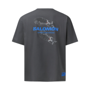 Salomon Mudstride Short SleeveTee Navy Black
