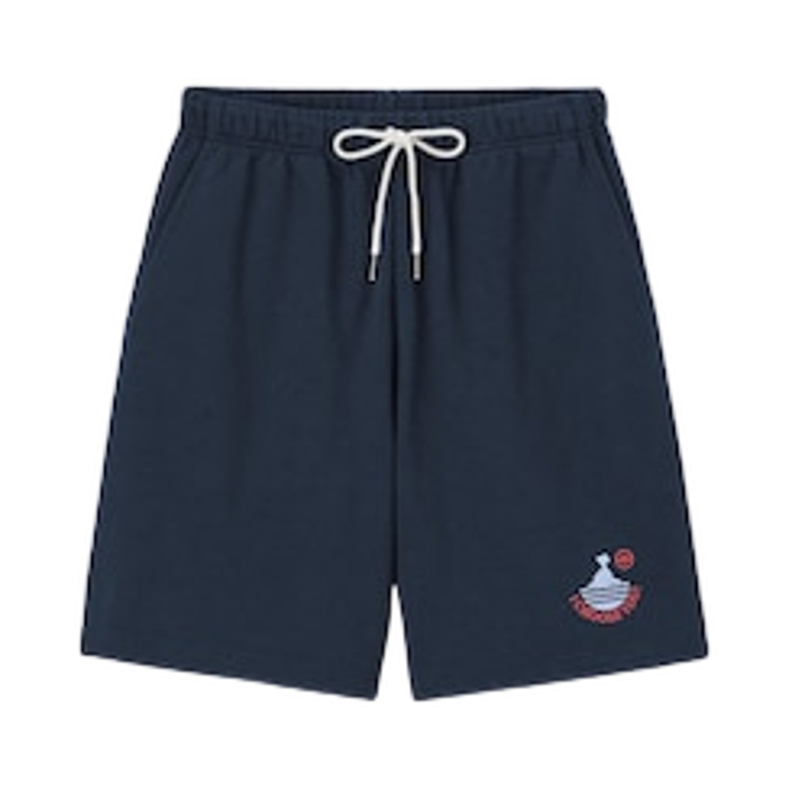 GU x 포켓몬 스웨트 이지 하프 팬츠 네이비(GU x Pokemon Sweat Easy Half Pants Navy)