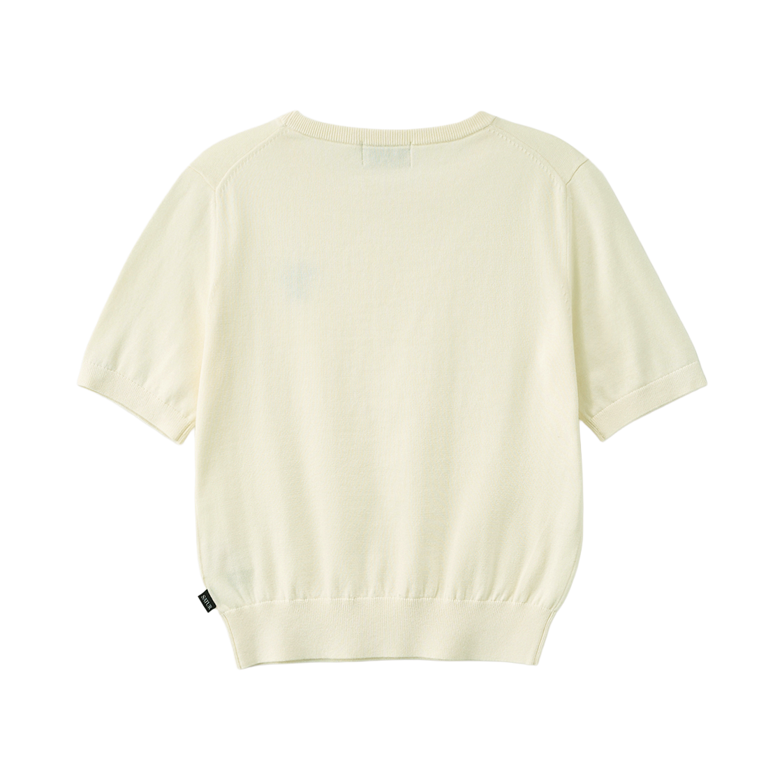 세터 우먼 로렌 파인 하프 니트 크림(SATUR W Loren Fine Half Knit Cream) - 2