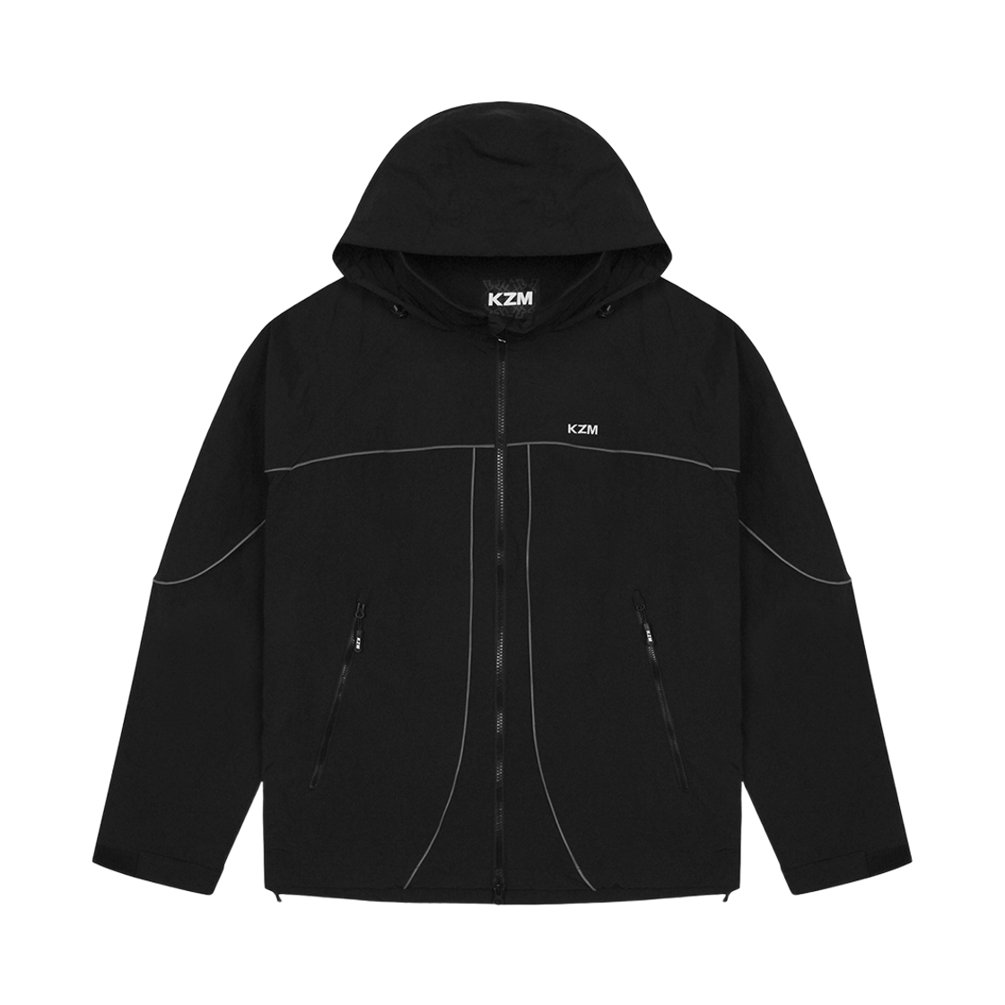 케이지엠 고틀랜드 소프트쉘 바람막이 블랙(KZM Gotland Softshell Windbreaker Black)