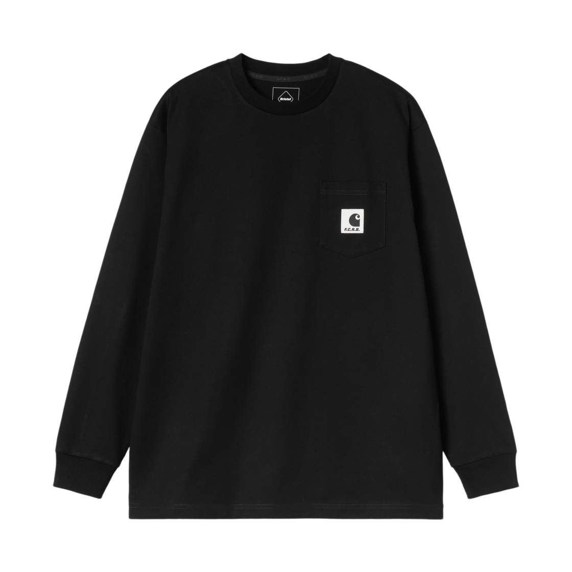 A261051-89-XX Carhartt WIP x FC Real Bristol Pocket L/S T-Shirt Black