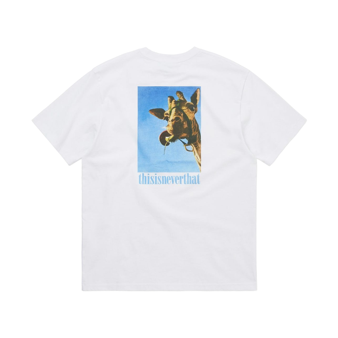 디스이즈네버댓 지라프 티셔츠 화이트(Thisisneverthat Giraffe T-Shirt White) - 1