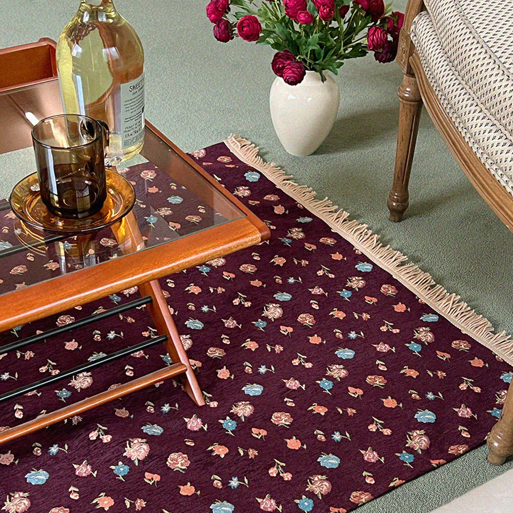 무성화 딥다운 로맨틱 빈티지 카페트 캠핑 러그 피크닉매트 150x180cm(MUSEONGHWA DEEP DOWN VINTAGE RUG 150x180cm) - 4