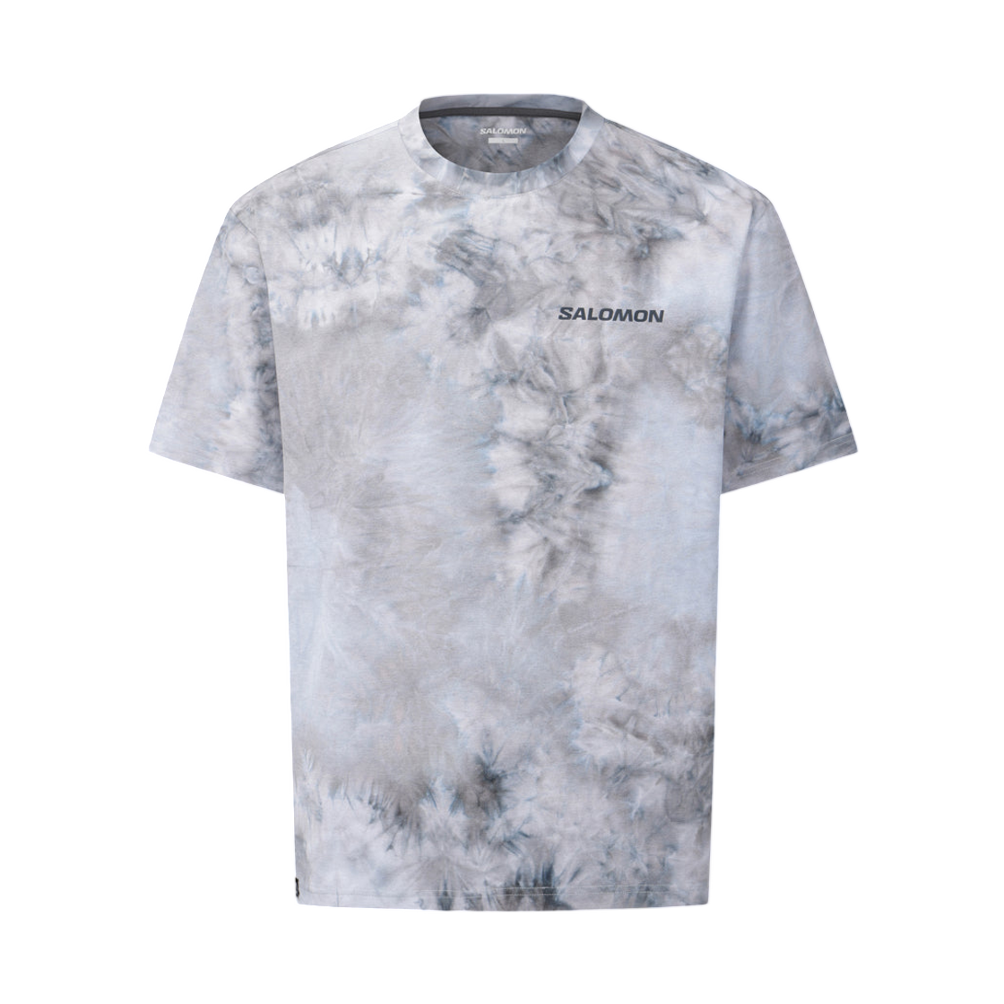 살로몬  다이나믹 런 숏슬리브 멜란지 그레이(Salomon Dynamic Run Short SleeveTee Melange Grey) - 1