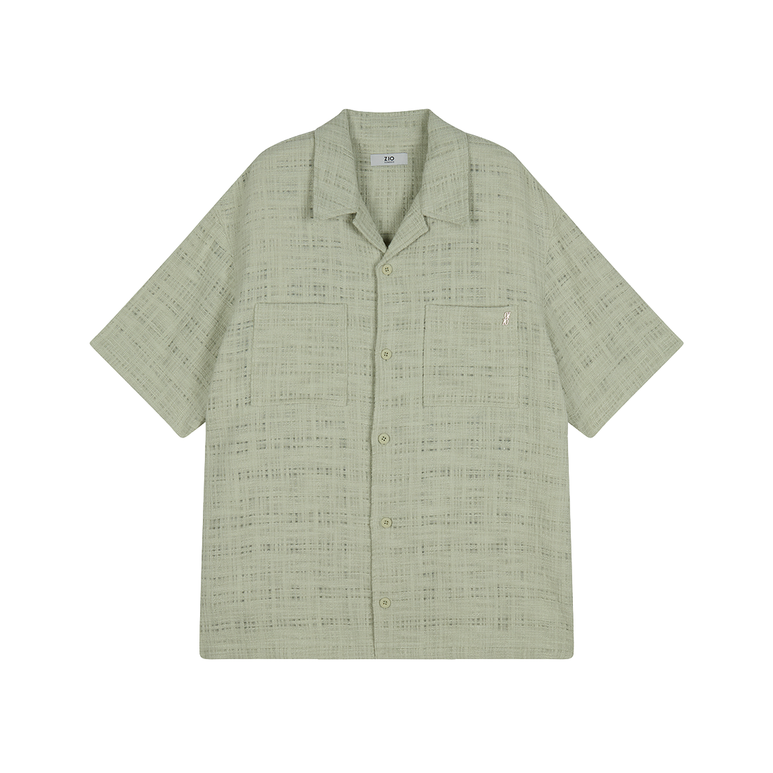 지오송지오 컬렉션 베스티어리 아트워크 하프 셔츠 그린 BI3SH314GR(ZIOSONGZIO COLLECTION Bestiary Artwork Half Shirt Green)