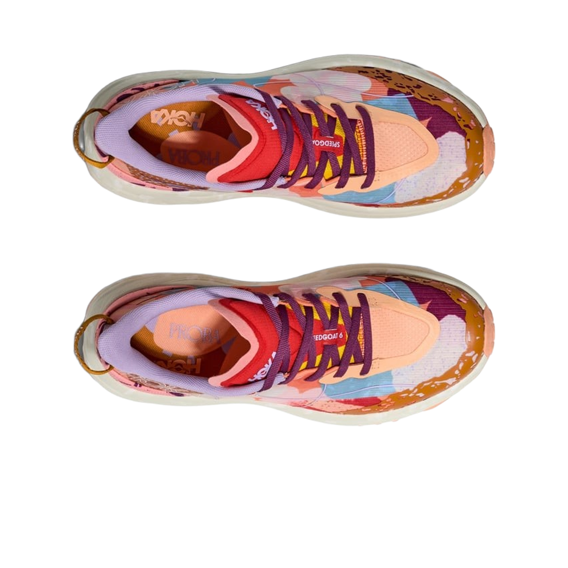 호카 x 스튜디오 프로바 스피드고트 6 카드뮴 오렌지 위스퍼링 그린(Hoka x Studio Proba Speedgoat 6 Cadmium Orange Whispering Green) - 2