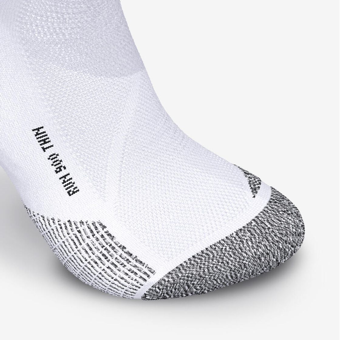 데카트론 러닝 얇은 중목 카프 양말 1켤레 런 900 울트라 화이트(DECATHLON Running Thin Mid-Cut Calf Socks 1 Pair Run 900 Ultra White) - 4