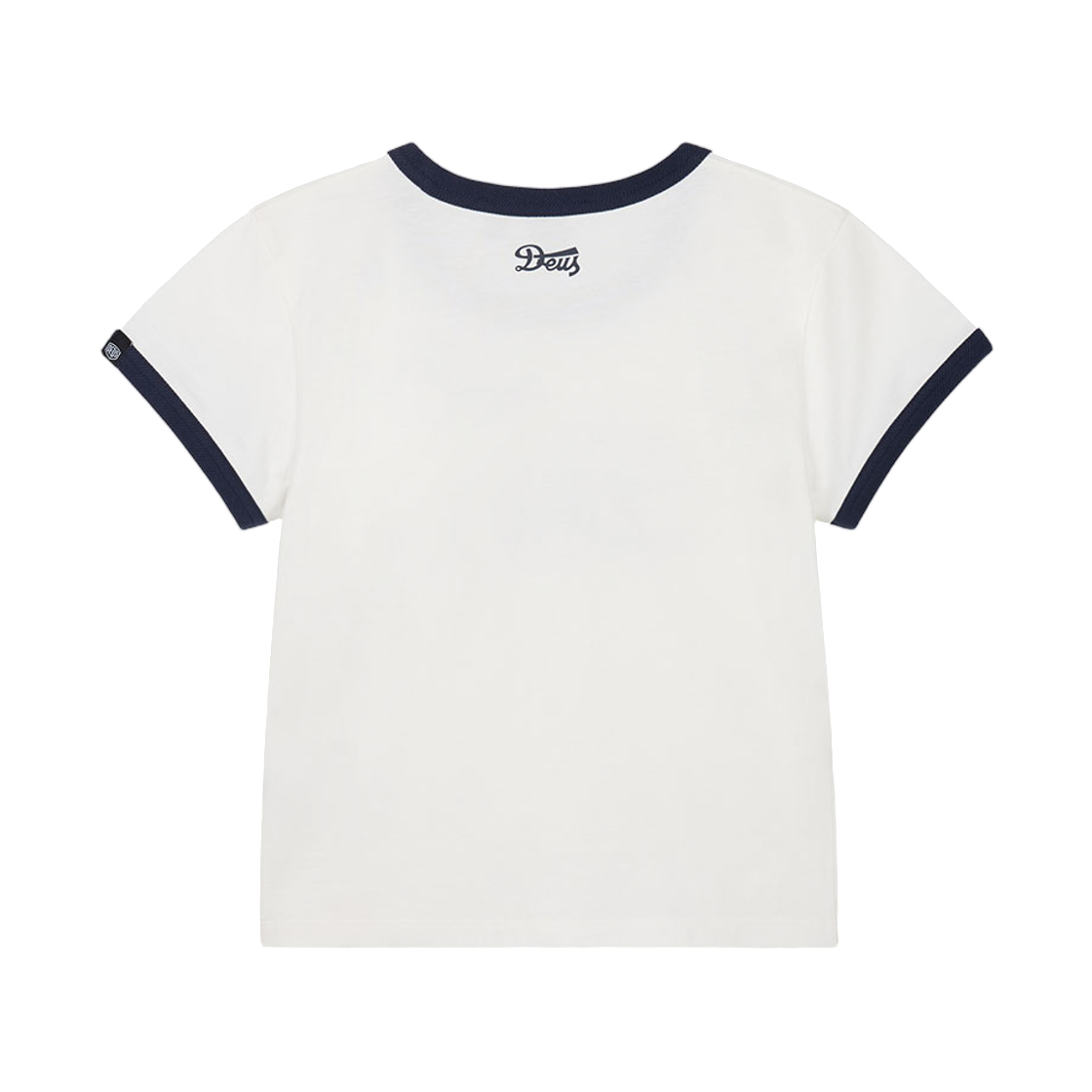 (W) 데우스 엑스 마키나 에브리데이 링거 티셔츠 화이트((W) Deus Ex Machina Everyday Ringer T-Shirt White) - 2