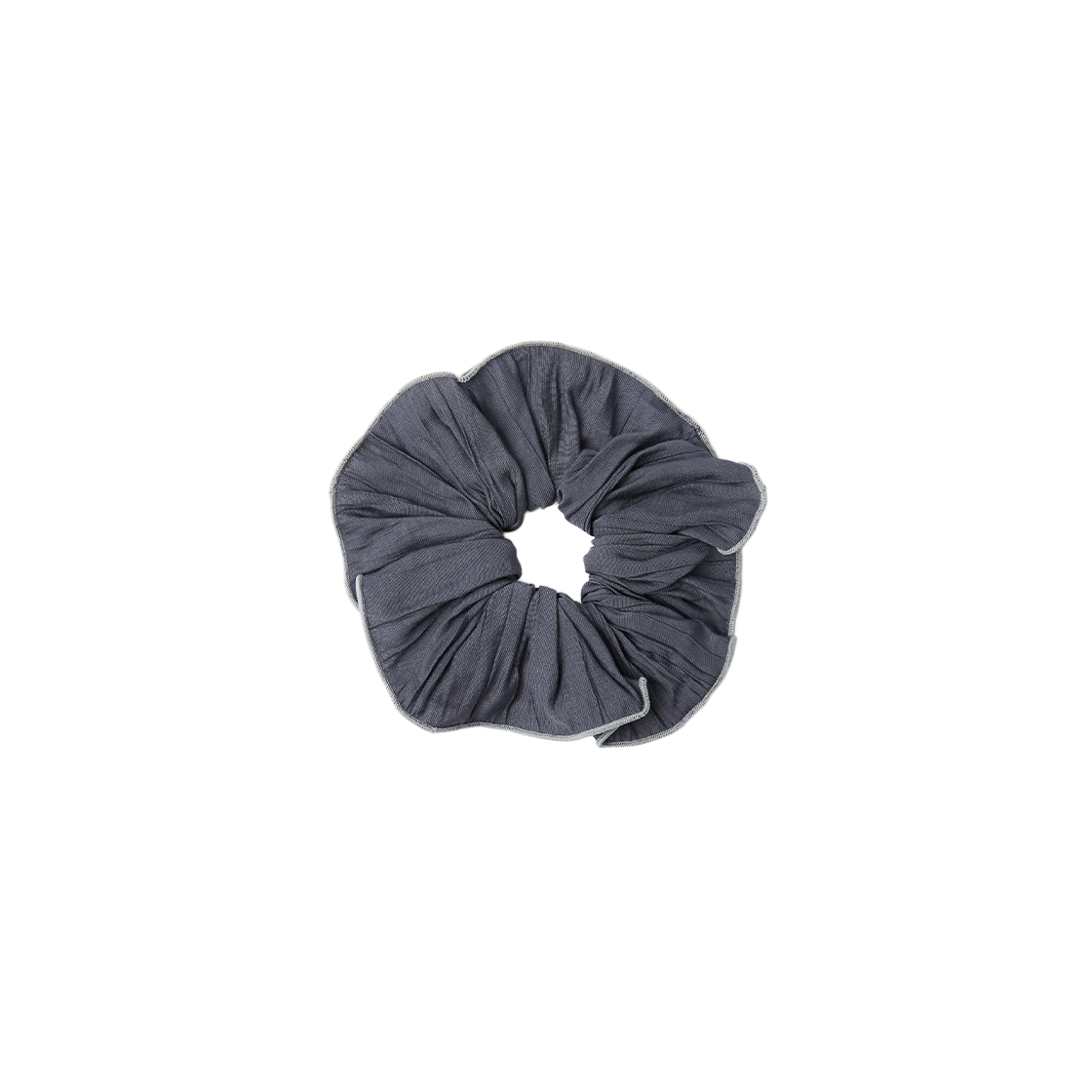 세터 우먼 링클 컬러 블록 스크런치 차콜(SATUR W Wrinkle Color Block Scrunchie Charcoal) - 2