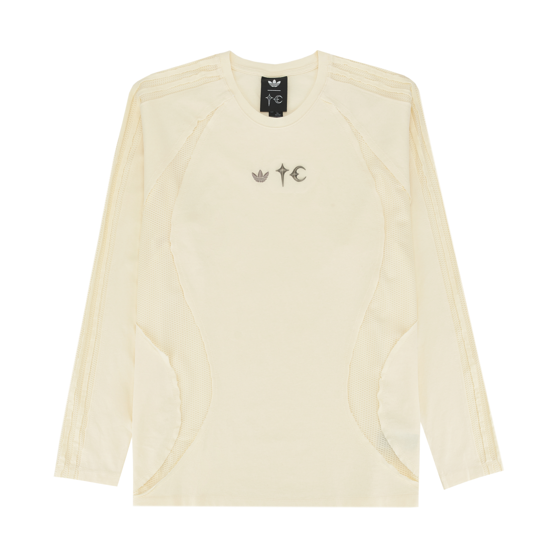 아디다스 x 떠그 클럽 롱슬리브 티셔츠 크림 화이트 - KR 사이즈(Adidas x Thug Club Long Sleeve T-Shirt Cream White - KR Sizing) - 1