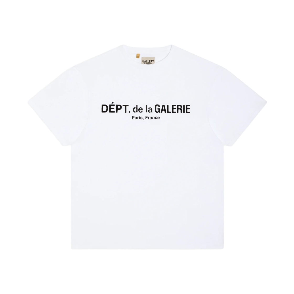 갤러리 디파트먼트 프렌치 로고 럭스 티셔츠 클린 화이트(Gallery Dept. French Logo Lux T-Shirt Clean White)