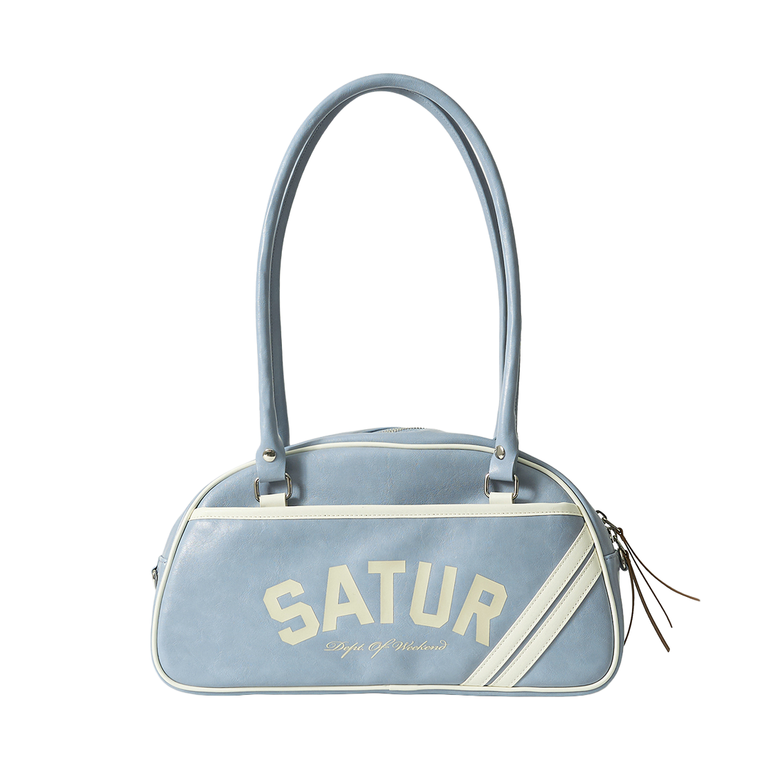 세터 로턴 콘트라스트 볼링 백 블루(SATUR Lawton Contrast Bowling Bag Blue)