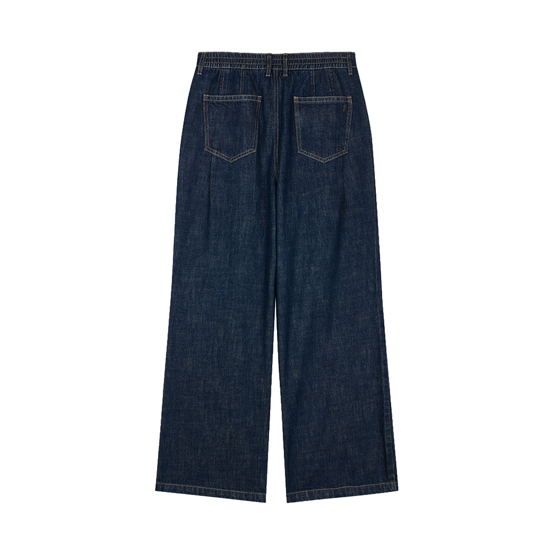 지오송지오 컬렉션 세미 와이드 데님 팬츠 블루 BI2PT223BL(ZIOSONGZIO COLLECTION Semi-Wide Denim Pants Blue) - 2