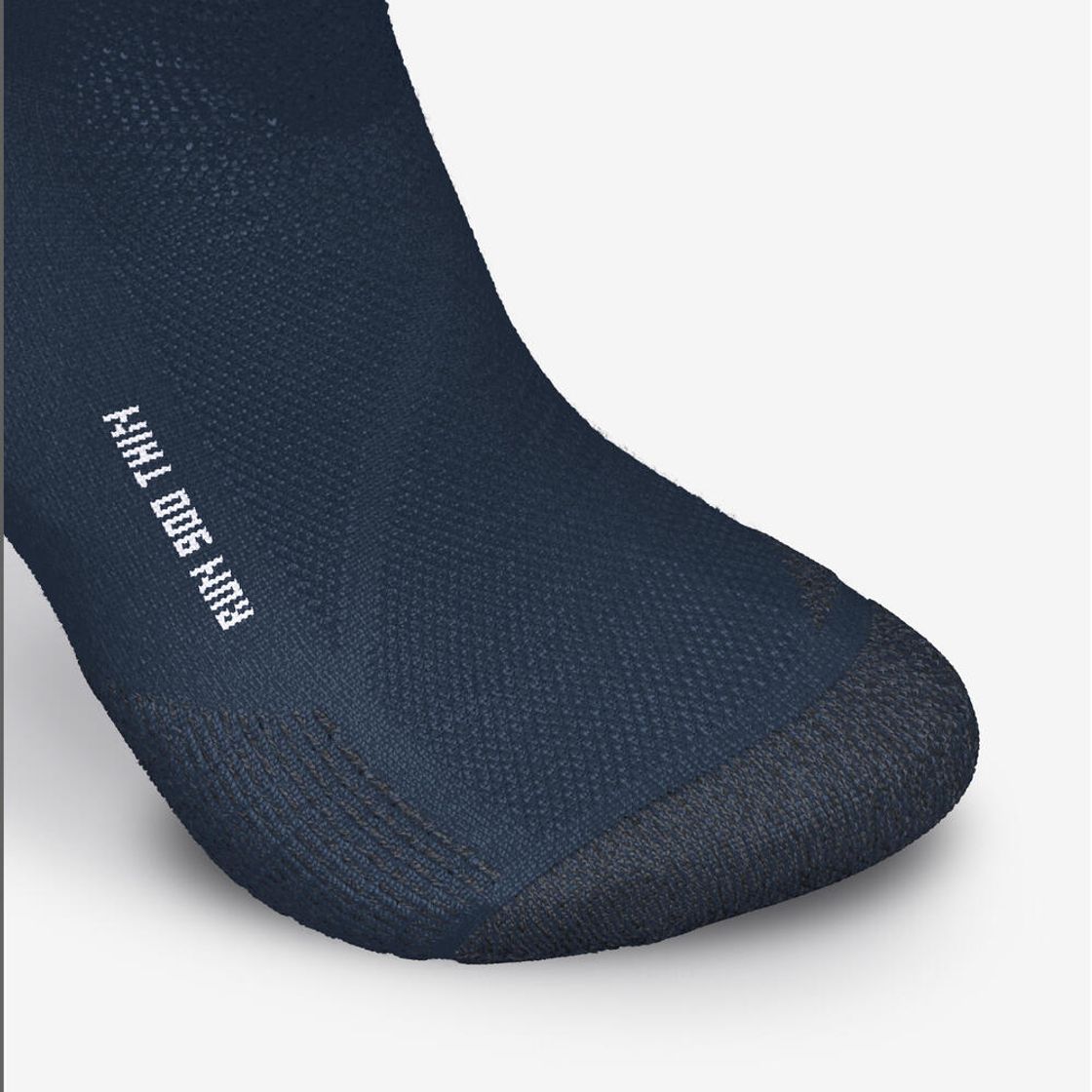 데카트론 러닝 얇은 중목 양말 1켤레 파인 런 900 어비스 블루(DECATHLON Running Thin Mid-Cut Socks 1 Pair Fine Run 900 Abyss Blue) - 3