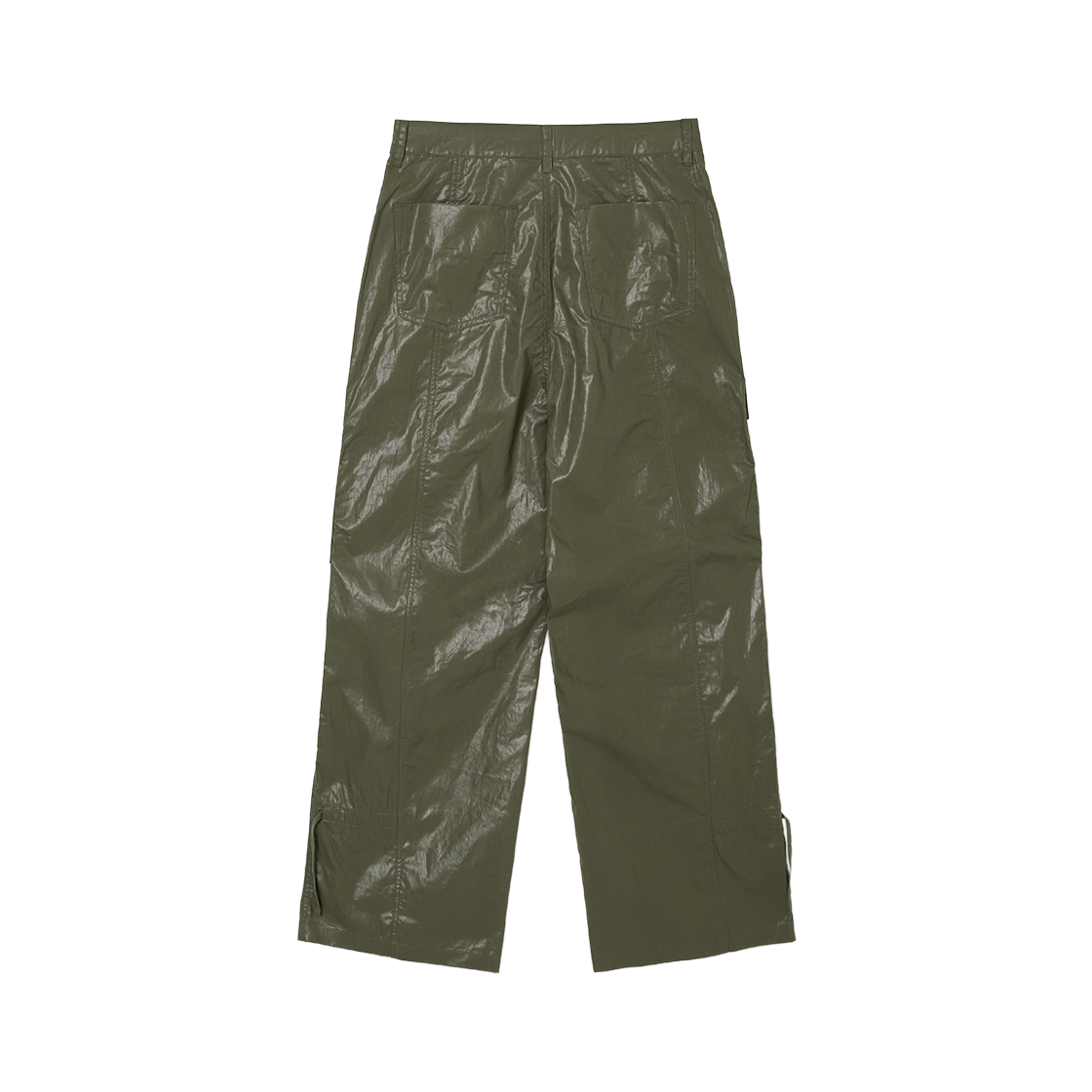 세터 우먼 코티드 코튼 카고 팬츠 카키(SATUR W Coated Cotton Cargo Pants Khaki) - 2
