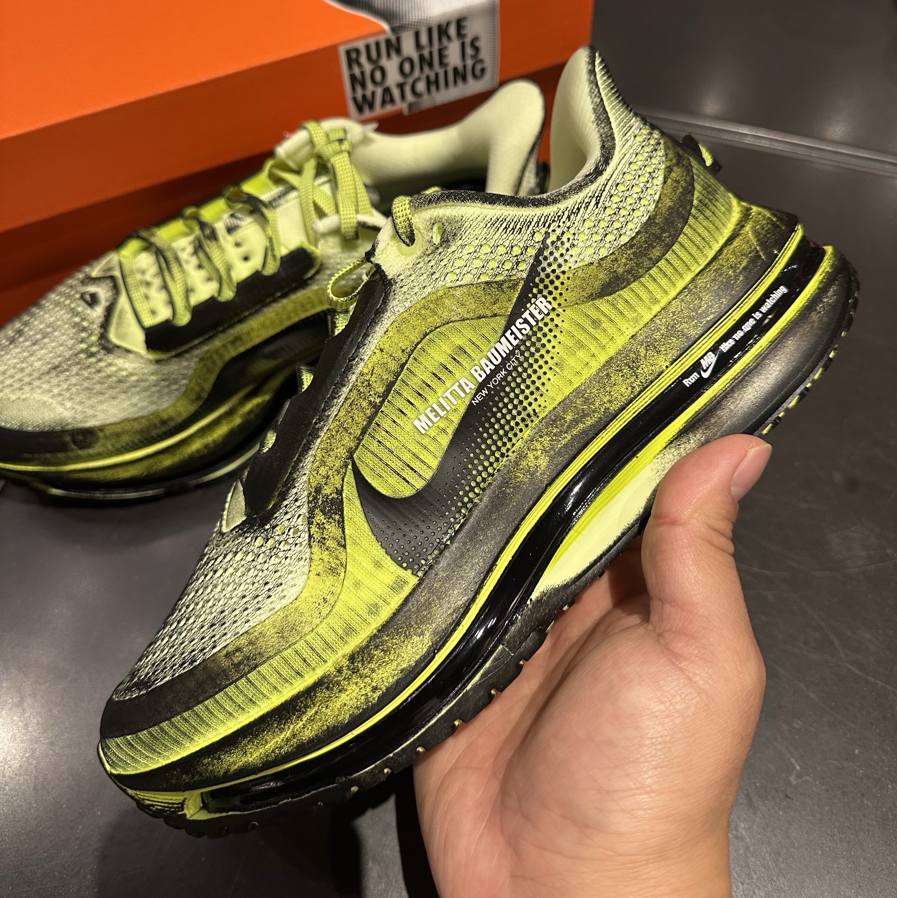 (W) Nike x Melitta Baumeister Pegasus Premium Volt and Cyber 착용 스타일