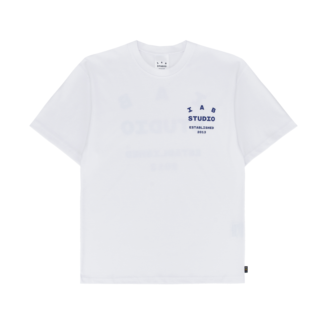 아이앱 스튜디오 26 아이앱 티셔츠 화이트 네이비(IAB Studio 26 IAB T-Shirt White Navy) - 2