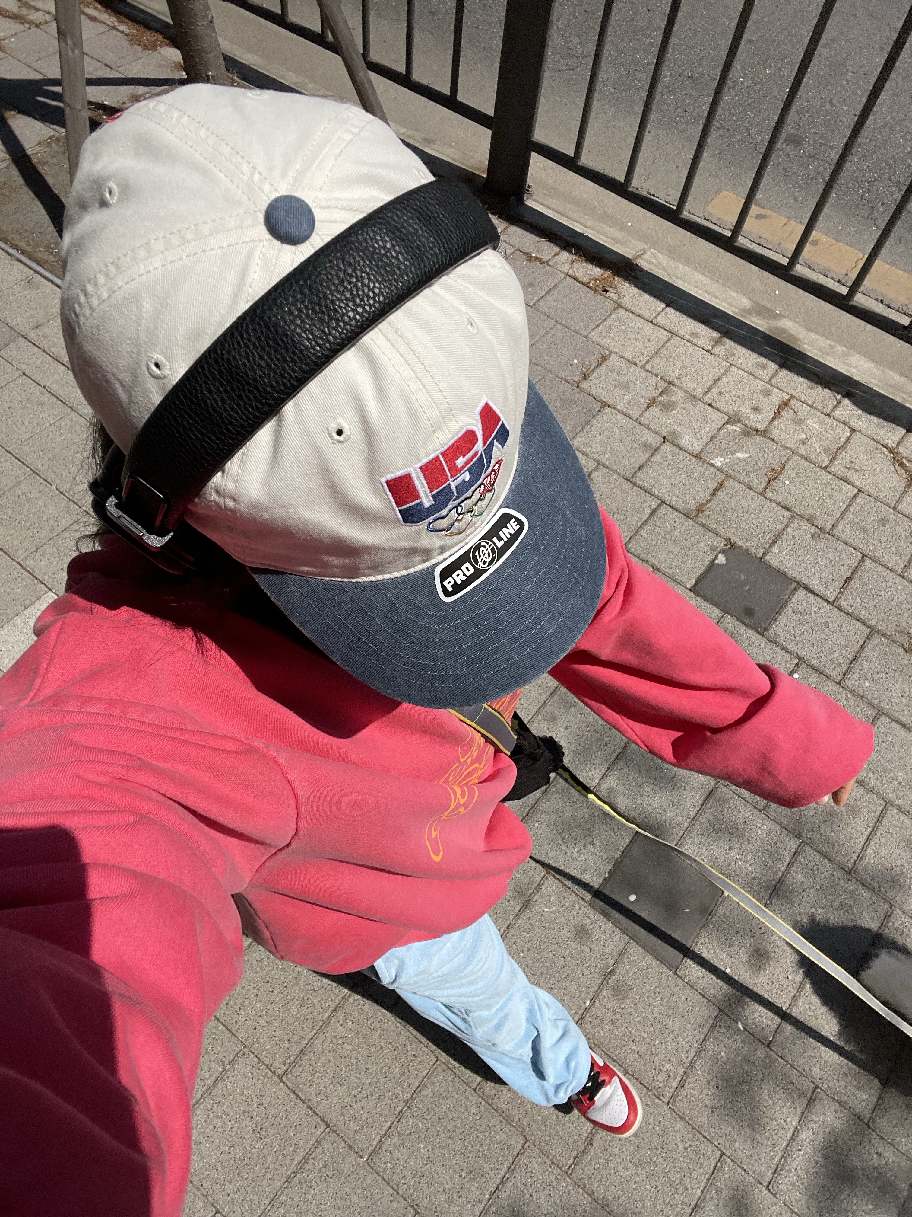 Weird World 1996 USA Olimpic Pigment Ball cap 착용 스타일 - 1