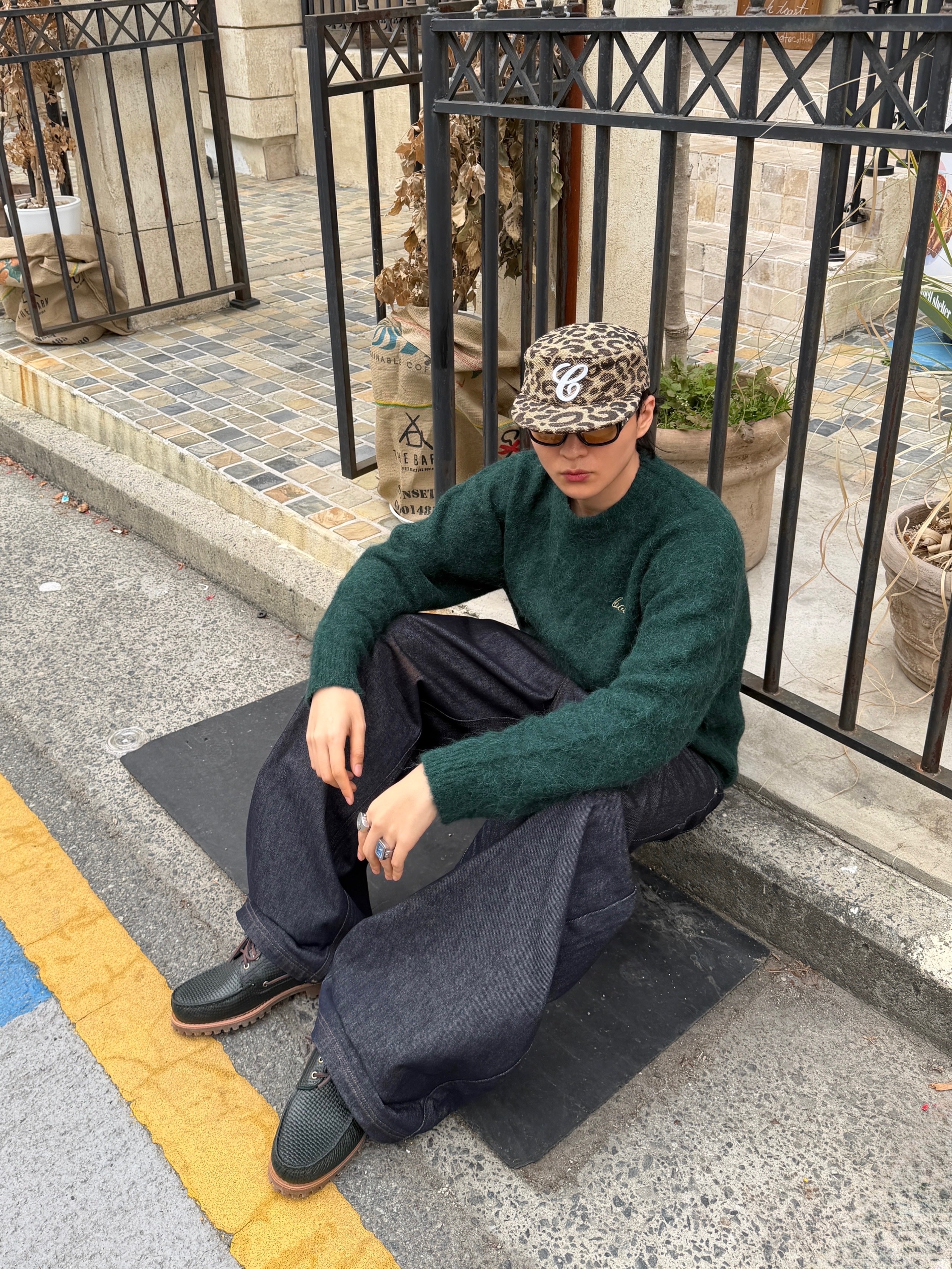 Timberland x White Mountaineering 3-Eye Handsewn Boat Shoes Black Suede - Wide 착용 스타일 - 2