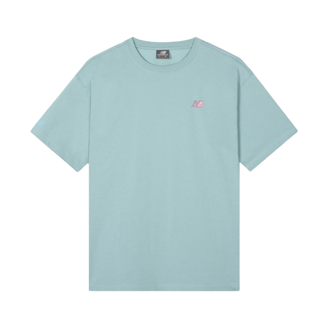 뉴발란스 x 기안84 유니 살라고뛴다 그래픽 반팔 티셔츠 라이트 블루(New Balance x Kian84 UNI Run To Live Graphic S/S T-Shirt Light Blue) - 2