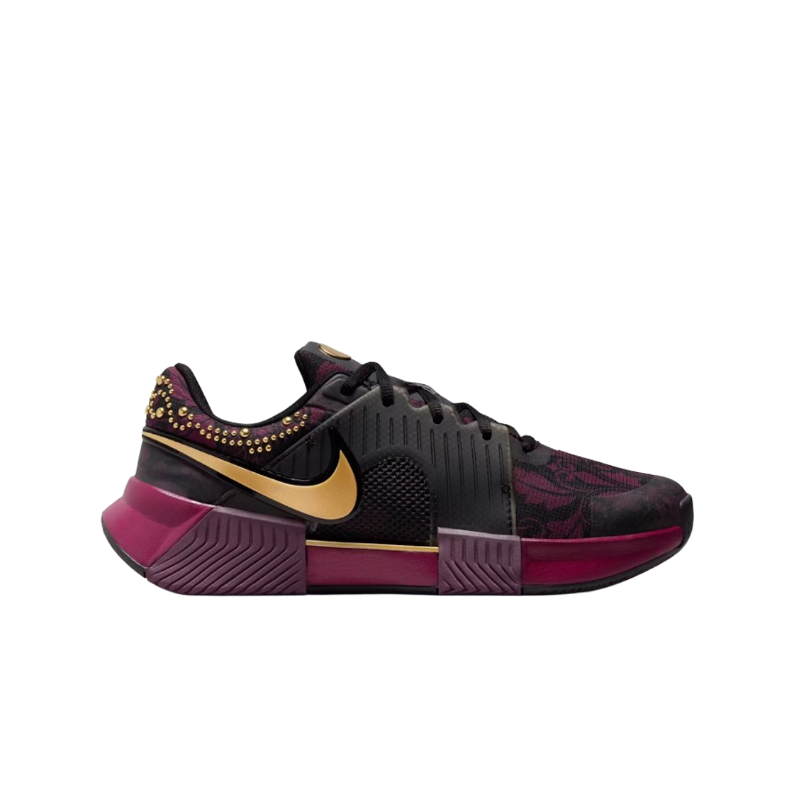 HQ2553-601 (W) Nike Zoom GP Challenge 1 Osaka HC Bordeaux Black