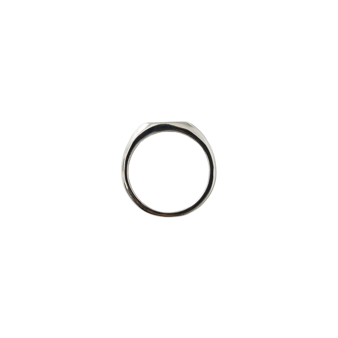 세터 로고 오벌 페이스 링 실버(SATUR Logo Oval Face Ring Silver) - 2