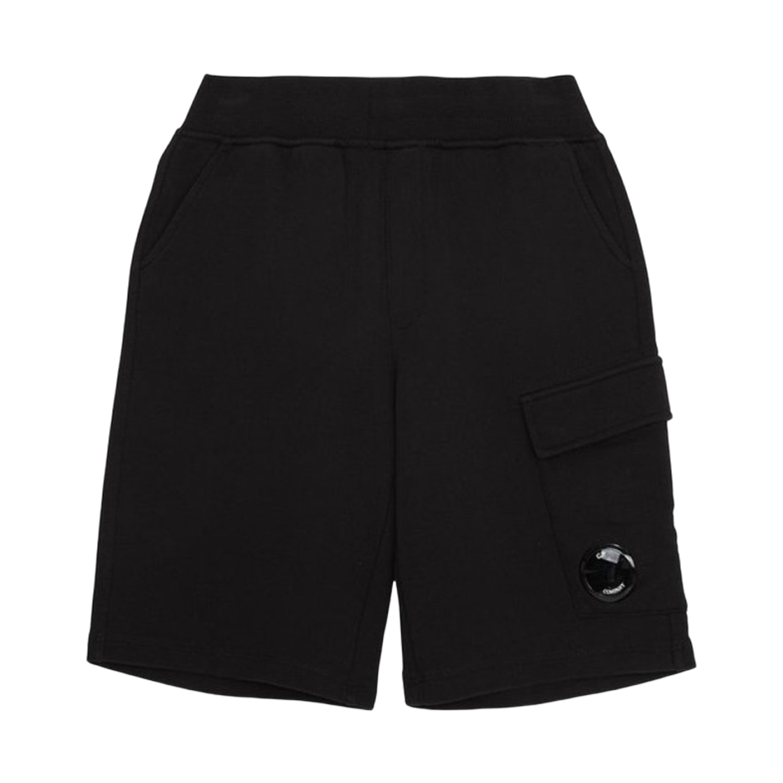 CPQ002LCA6960100 (Kids) C.P. Company Lens Shorts Black - 26SS