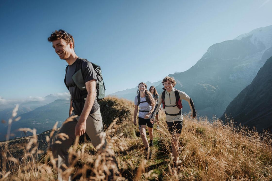 데카트론 남성 등산 반팔 티 MH100 카본 그레이(DECATHLON Men's Hiking Short-Sleeved T-Shirt MH100 Carbon Grey) - 5