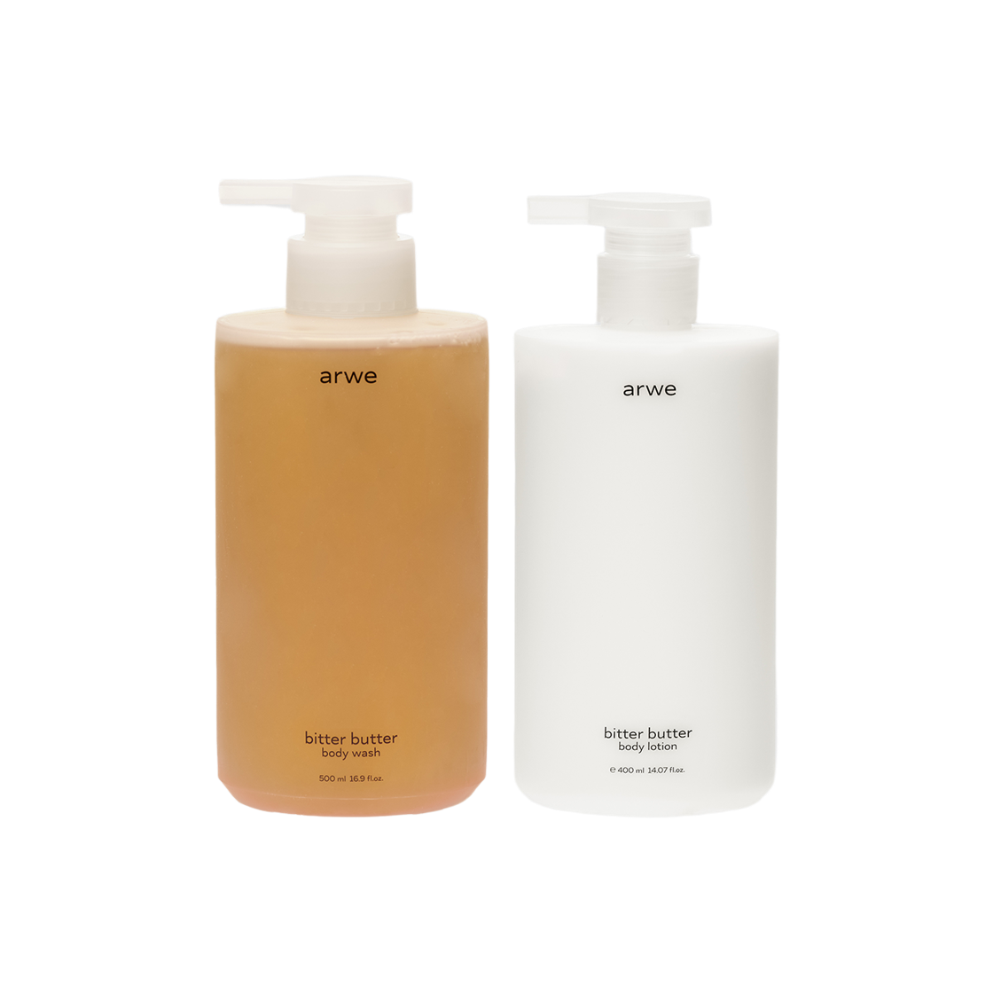 아르베 비터버터 바디워시 500ml & 비터버터 바디로션 400ml SET(ARWE Bitter Butter Body Wash 500ml & Bitter Butter Body Lotion 400ml SET)