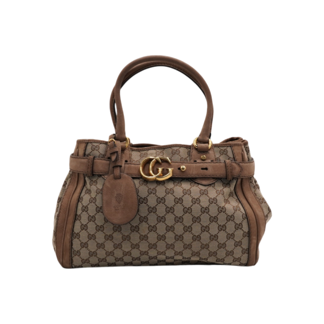 구찌 247183 G인터로킹 캔버스 레더 토트백 겸 숄더백aa62248(Gucci Interlocking G Canvas Leather Tote and Shoulder Bag) - 1