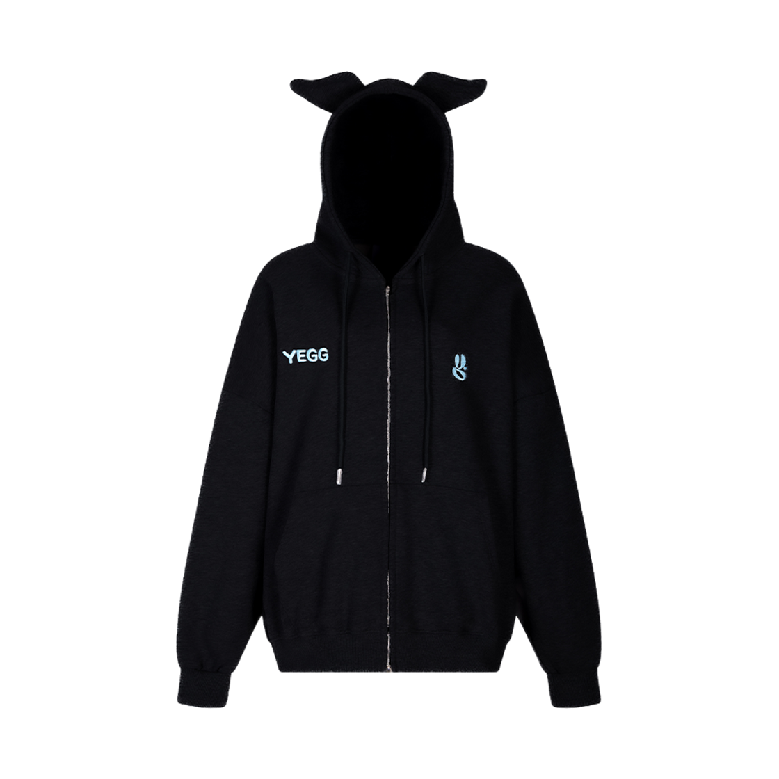 예그 윙 후디 블랙(Yegg Wing hoodie  black)