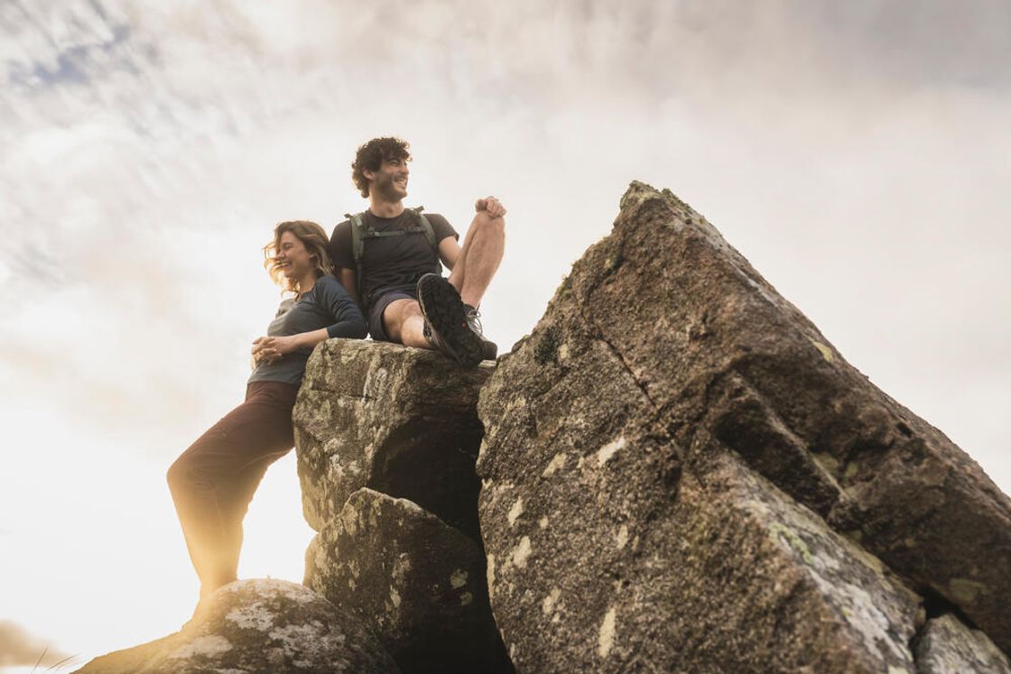 데카트론 남성 등산 반팔 티 MH100 카본 그레이(DECATHLON Men's Hiking Short-Sleeved T-Shirt MH100 Carbon Grey) - 7