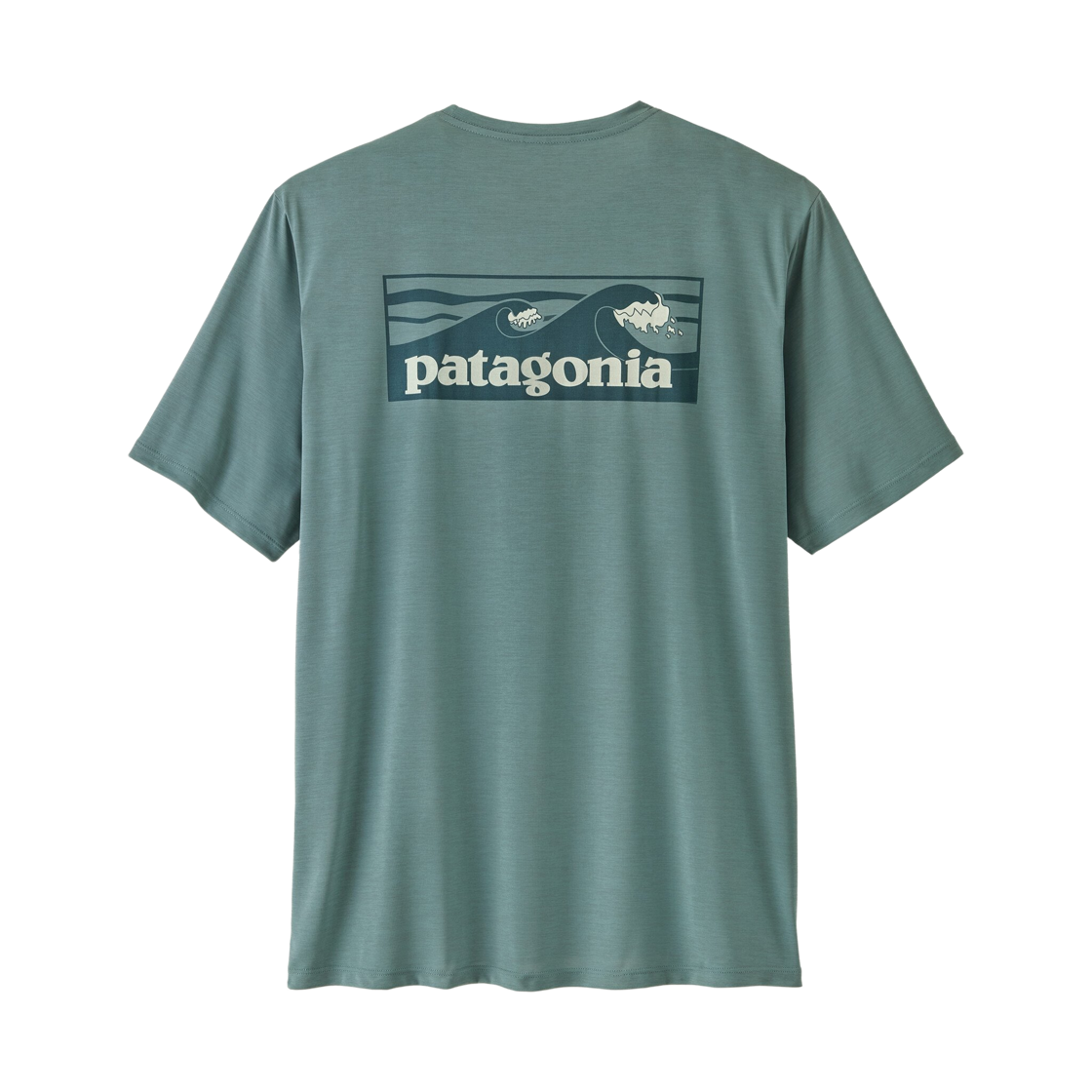 45481 Patagonia Capilene Boardshort Logo Cool Daily Shirt Blue Sage Light Blue Sage X-Dye