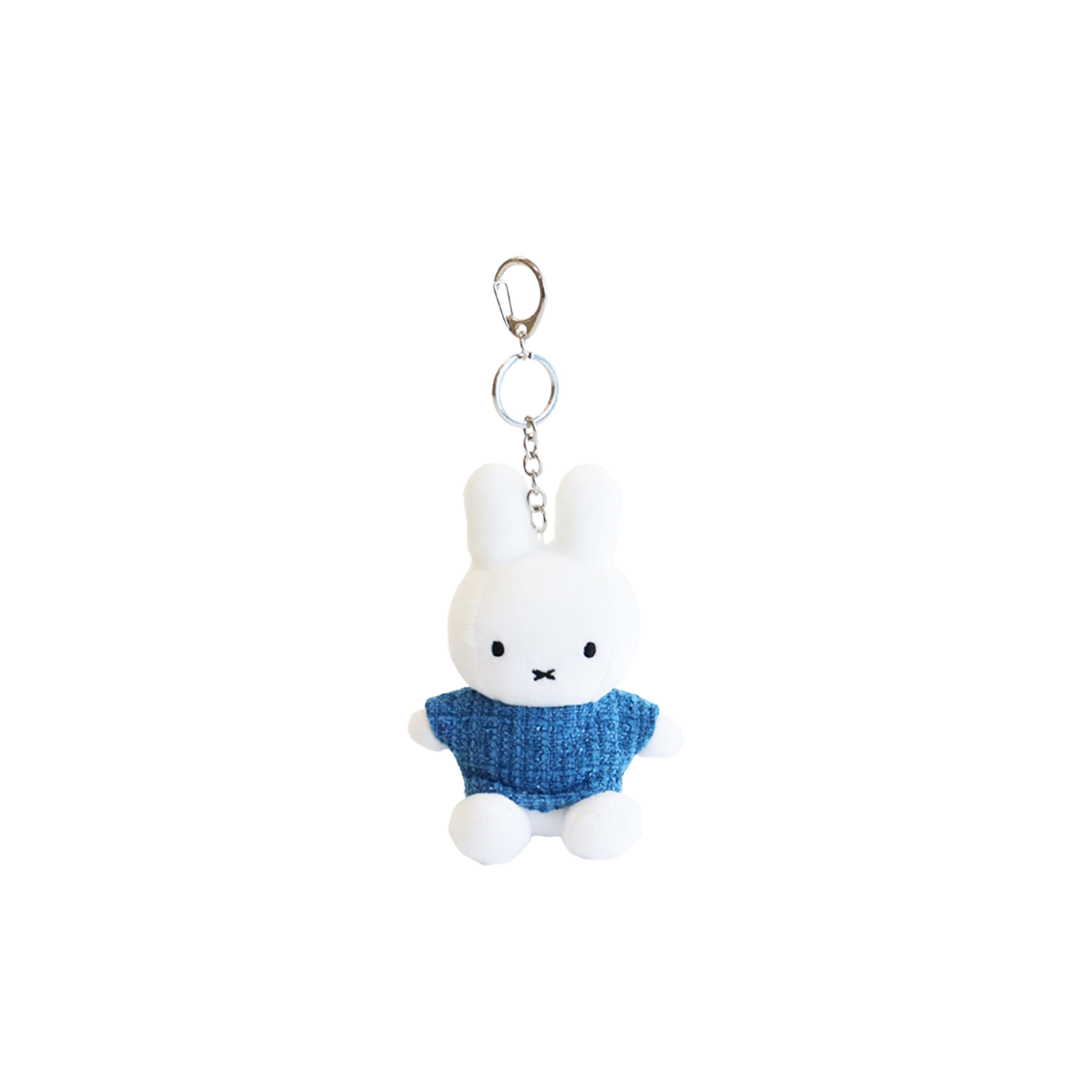 매니어리틀 트위드 입은 미피 키링 블루(Many a Little MIFFY Tweed Keychain Blue)