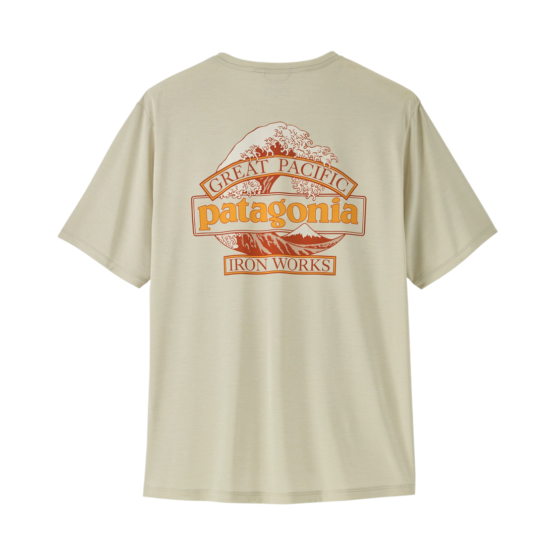 45456 Patagonia Great Waves Capilene Cool Daily Shirt Dyno White